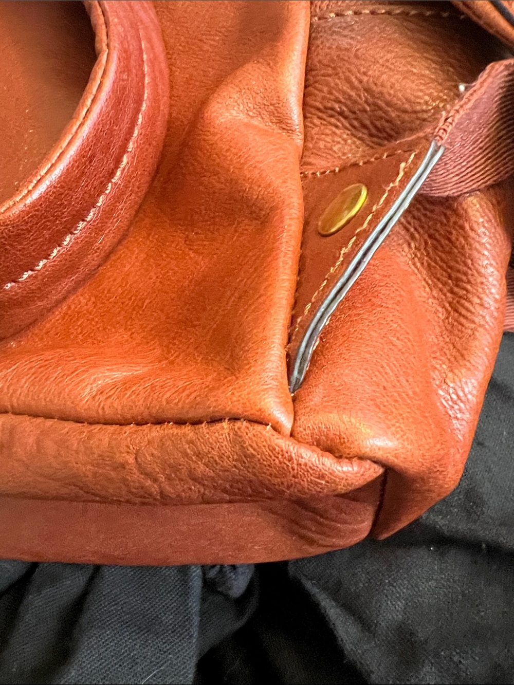 Frye Rustic Chestnut Leather Mini Backpack - Picture 13 of 15